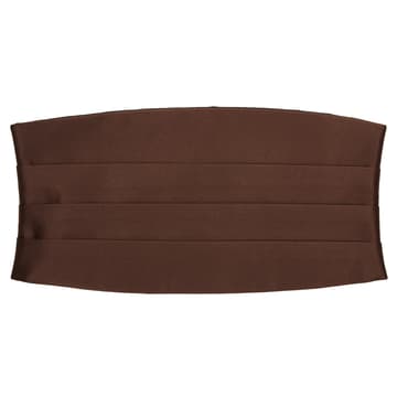 Brauner Basic Kummerbund